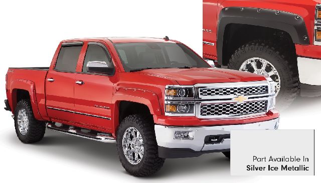 2016-2017 Chevrolet Silverado 1500 Fender Flare - Front and Rear (Bushwacker)
