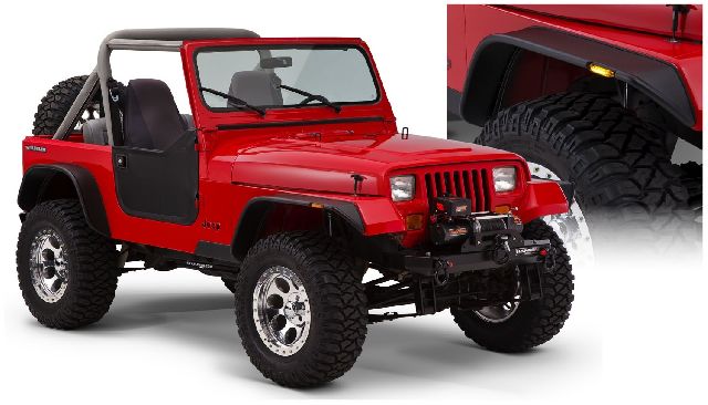 1987-1995 Jeep Wrangler Fender Flare (Bushwacker)