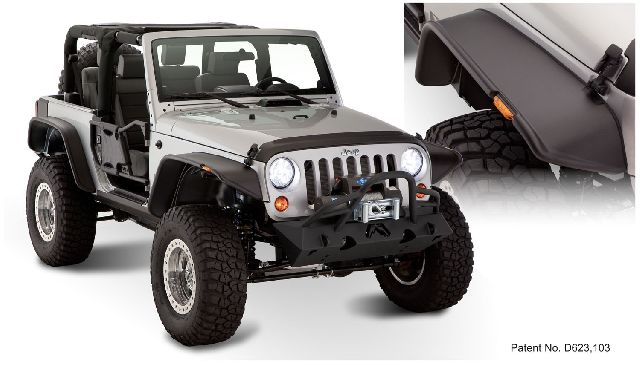 2007-2017 Jeep Wrangler Fender Flare (Bushwacker)