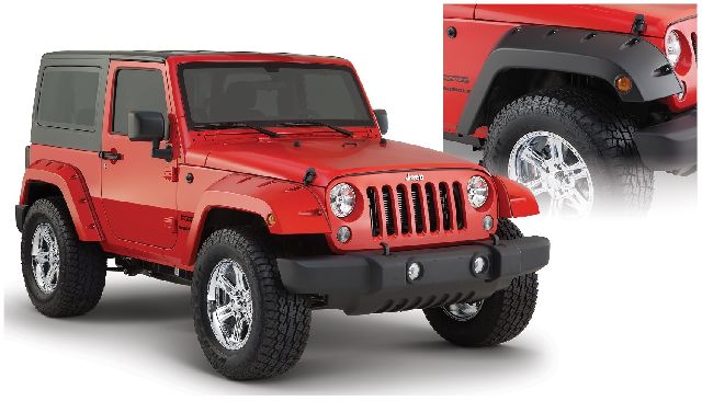 2007-2017 Jeep Wrangler Fender Flare (Bushwacker)