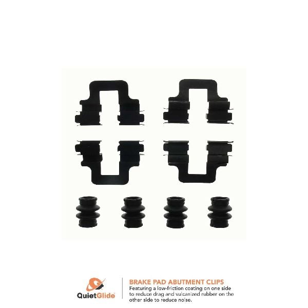 2007-2016 Volvo S80 Disc Brake Hardware Kit - Rear (Carlson)