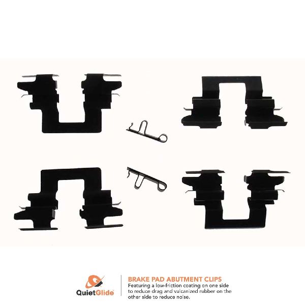 2004-2008 Toyota Solara Disc Brake Hardware Kit - Rear (Carlson)