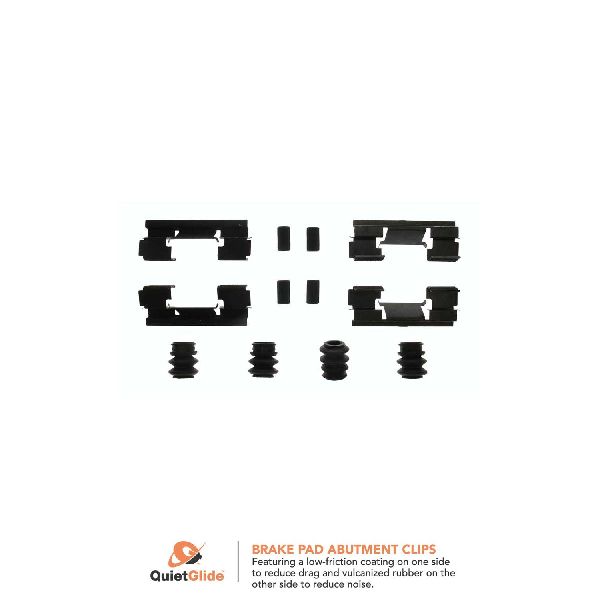 2006-2010 Jeep Commander Disc Brake Hardware Kit - Front (Carlson)