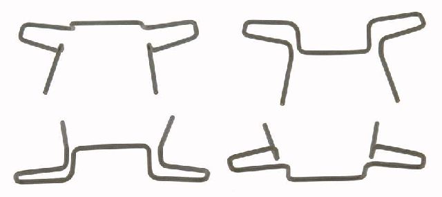 1981 Nissan 810 Disc Brake Hardware Kit - Front (Carlson)