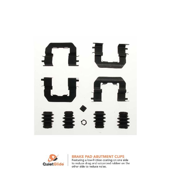 2013-2014 Hyundai Elantra Coupe Disc Brake Hardware Kit - Front (Carlson)