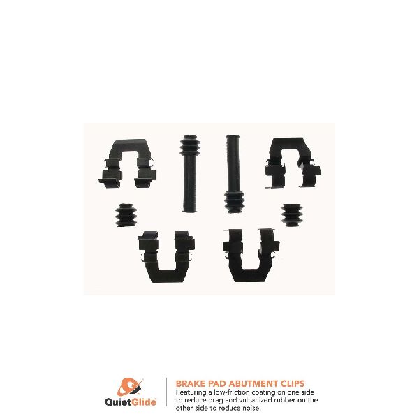 1991-1998 Saturn SL1 Disc Brake Hardware Kit - Rear (Carlson)
