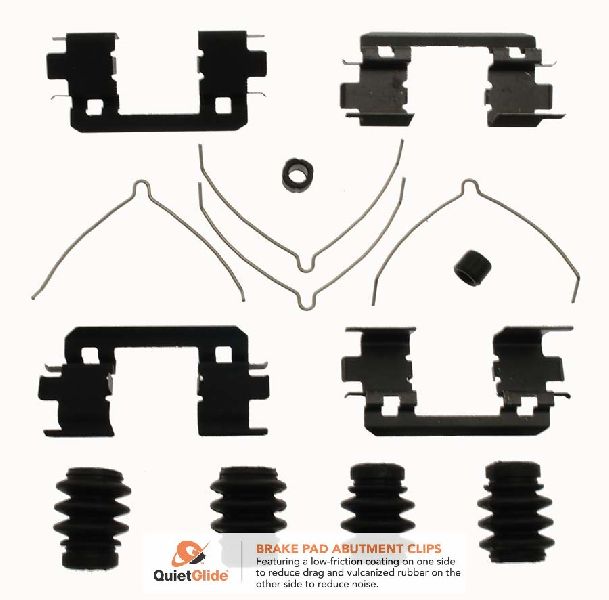 2009-2011 Honda Fit Disc Brake Hardware Kit - Front (Carlson)
