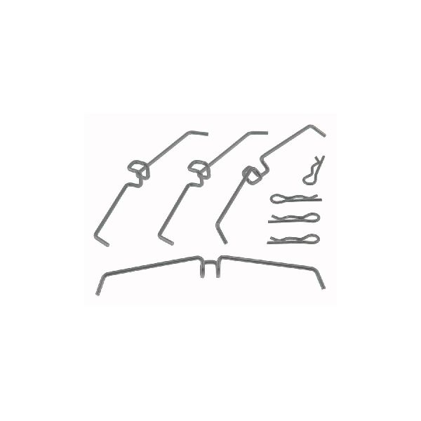1975-1989 Volvo 244 Disc Brake Hardware Kit - Front (Carlson)