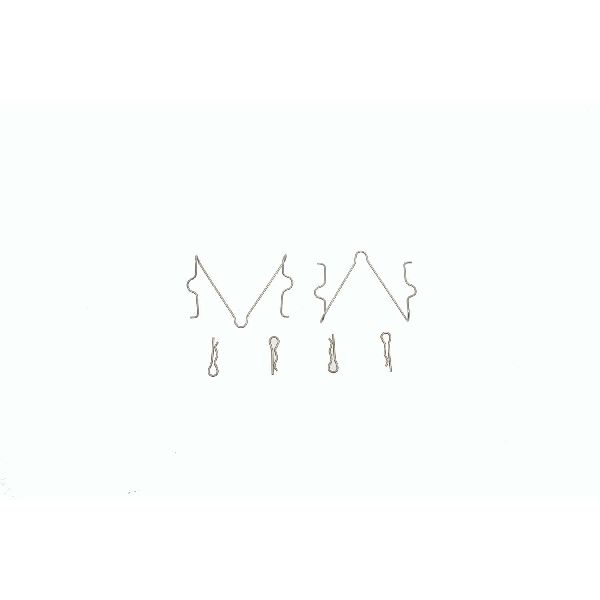 1981-1984 Isuzu I-Mark Disc Brake Hardware Kit - Front (Carlson)