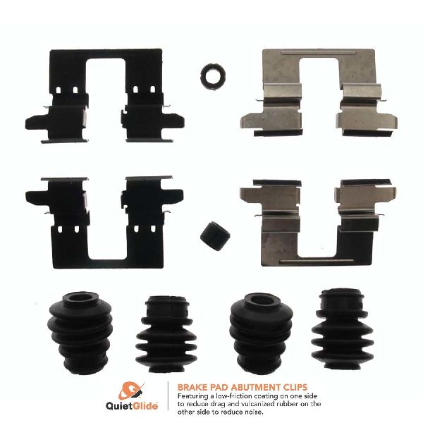 2014-2016 Mazda 3 Disc Brake Hardware Kit - Rear (Carlson)