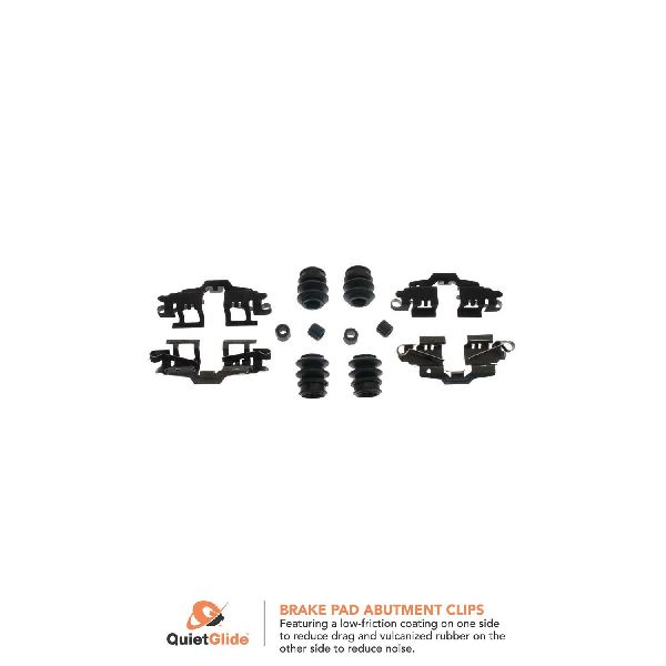 2012-2018 Toyota Yaris Disc Brake Hardware Kit - Rear (Carlson)