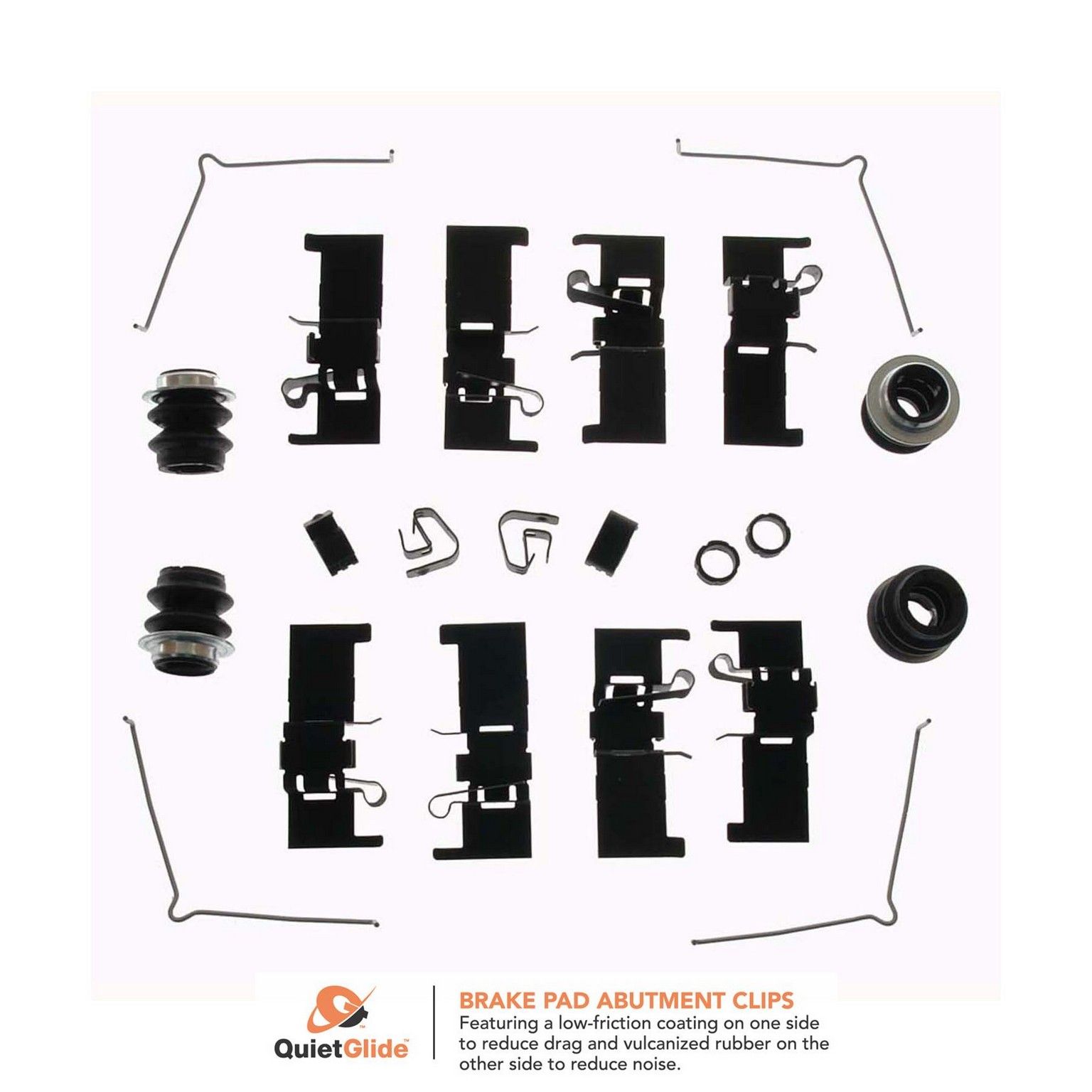Better Brake Parts 13400 Front Disc Brake Hardware Kit