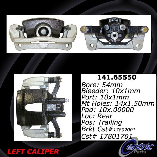 2012-2020 Ford F-150 Disc Brake Caliper - Rear Left (Centric)