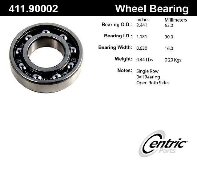 1977-1982 Porsche 924 Drive Axle Shaft Bearing - Rear Inner (Centric)