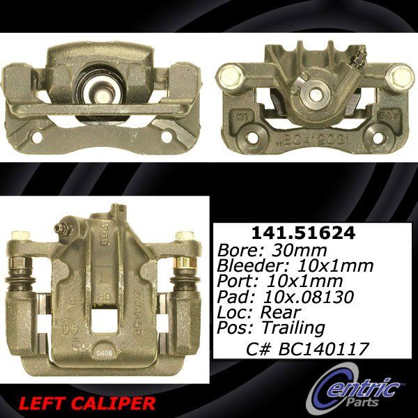 2007-2010 Hyundai Elantra Disc Brake Caliper - Rear Left (Centric)