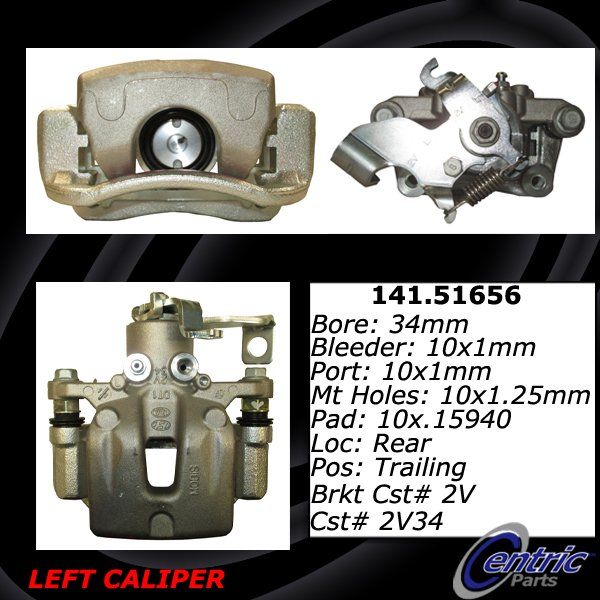 2012-2017 Hyundai Veloster Disc Brake Caliper - Rear Left (Centric)