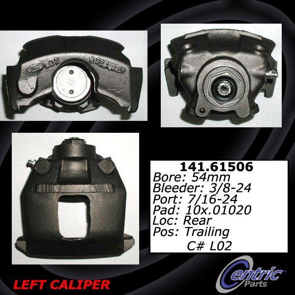 1975-1978 Ford Granada Disc Brake Caliper - Rear Left (Centric)