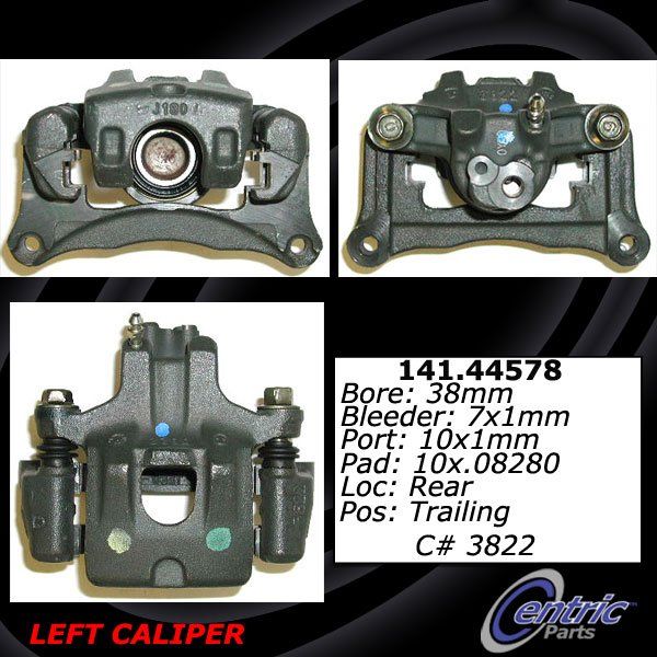 2000-2004 Toyota Avalon Disc Brake Caliper - Rear Left (Centric)