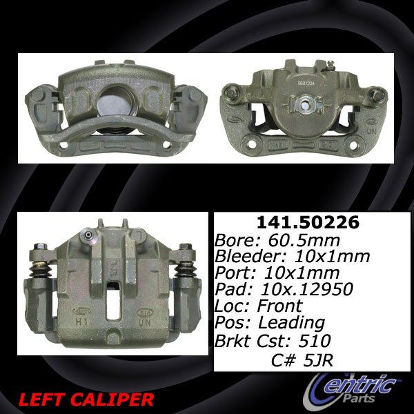 2007-2012 Kia Rondo Disc Brake Caliper - Front Left (Centric)