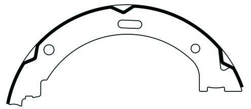 2004-2010 INFINITI QX56 Parking Brake Shoe - Rear (Centric)