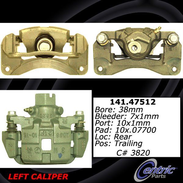 2003-2006 Subaru Baja Disc Brake Caliper - Rear Left (Centric)