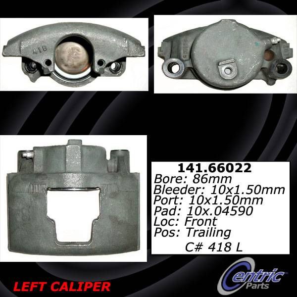 1996-2002 Chevrolet Express 3500 Disc Brake Caliper - Front Left (Centric)