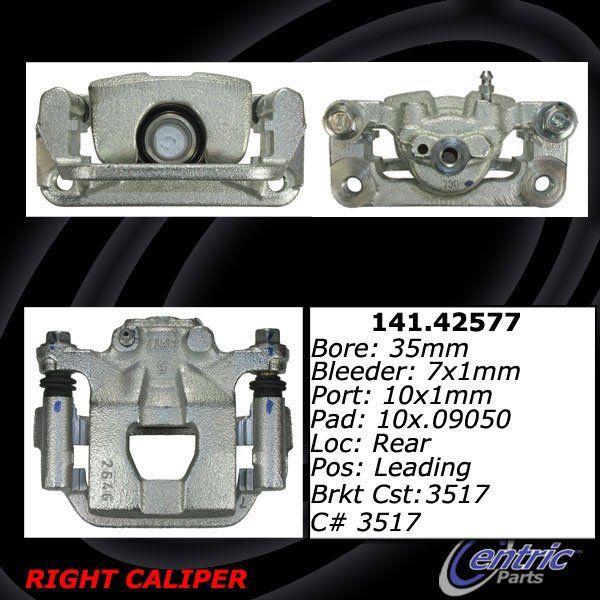 2011-2017 Nissan Juke Disc Brake Caliper - Rear Right (Centric)