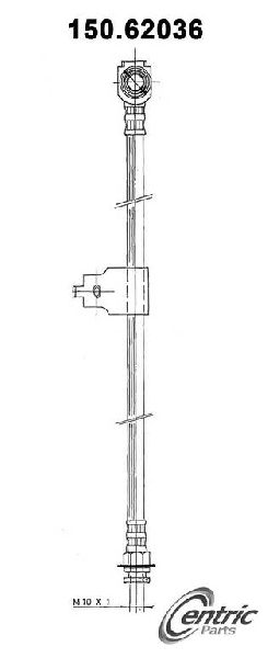 1982-1983 Buick Century Brake Hydraulic Hose - Front Right (Centric)