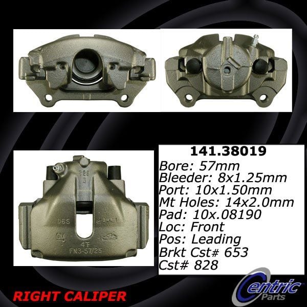 2002-2006 Saab 9-5 Disc Brake Caliper - Front Right (Centric)