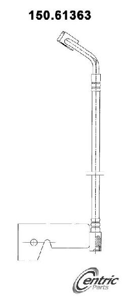 2018-2019 Genesis G80 Brake Hydraulic Hose - Rear Right (Centric)