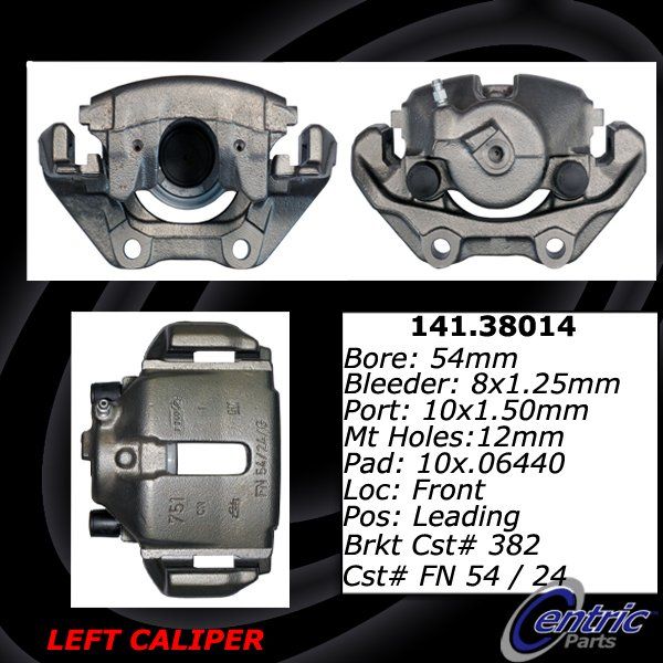 1994-1996 Saab 900 Disc Brake Caliper - Front Left (Centric)