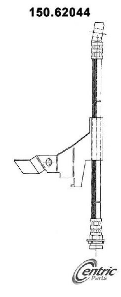 1986-1993 Buick LeSabre Brake Hydraulic Hose - Front Left (Centric)