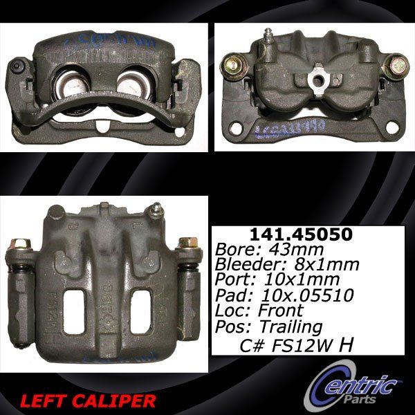 2000-2006 Mazda MPV Disc Brake Caliper - Front Left (Centric)