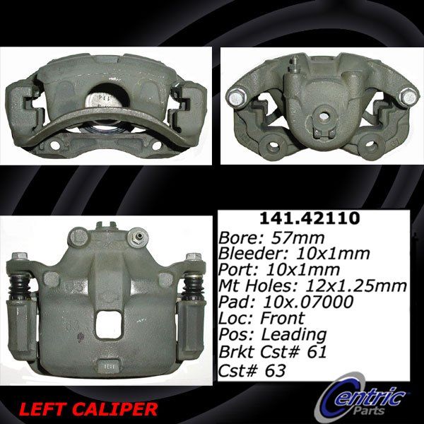 2000-2006 Nissan Sentra Disc Brake Caliper - Front Left (Centric)