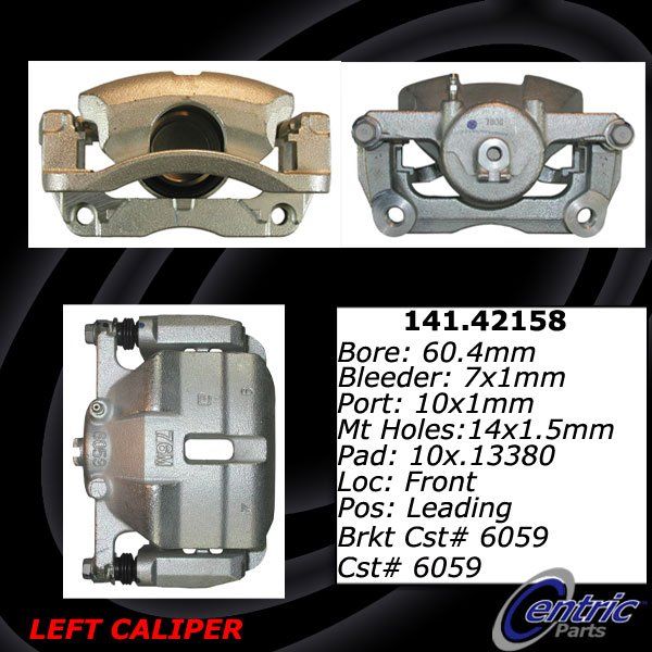 2010-2016 Suzuki Kizashi Disc Brake Caliper - Front Left (Centric)