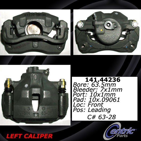 2004-2008 Toyota Solara Disc Brake Caliper - Front Left (Centric)