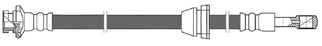 2013-2020 Chevrolet Spark Brake Hydraulic Hose - Front (Centric)