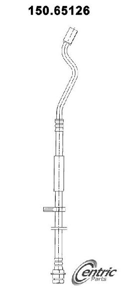 2000-2005 Ford Excursion Brake Hydraulic Hose - Front Left (Centric)