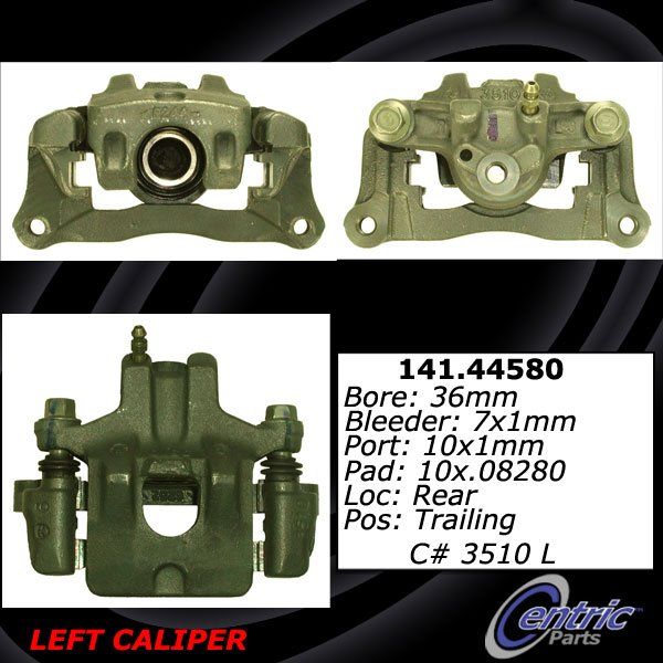 2000-2003 Toyota Solara Disc Brake Caliper - Rear Left (Centric)