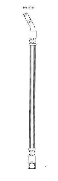 2003-2007 Saab 9-3 Brake Hydraulic Hose - Rear (Centric)