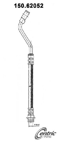 1988-1996 Pontiac Grand Prix Brake Hydraulic Hose - Front Right (Centric)