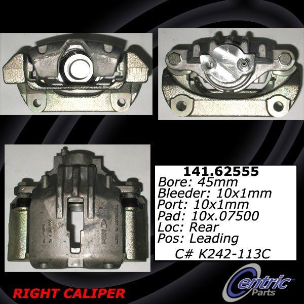 1998-2002 Pontiac Firebird Disc Brake Caliper - Rear Right (Centric)