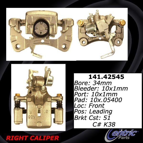 1994-2000 Nissan Maxima Disc Brake Caliper - Rear Right (Centric)