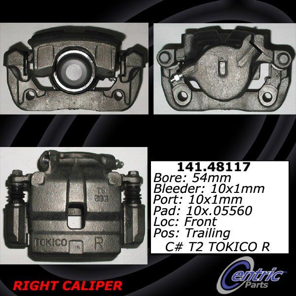 1998 Chevrolet Tracker Disc Brake Caliper - Front Right (Centric)