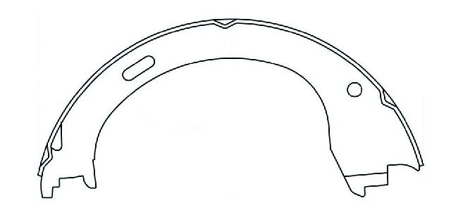 2009-2011 Ford F-150 Parking Brake Shoe - Rear (Centric)