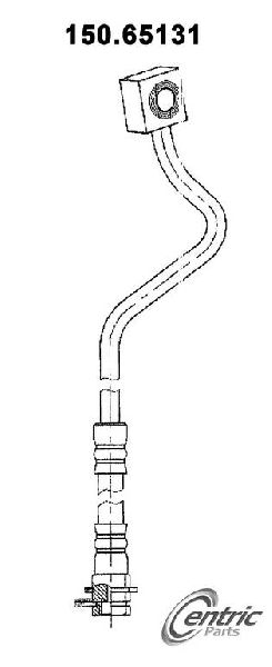 1999-2004 Ford F-350 Super Duty Brake Hydraulic Hose - Front Left (Centric)
