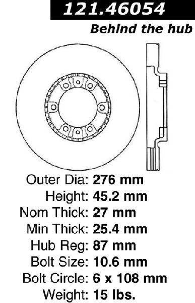 1994-2000 Mitsubishi Montero Disc Brake Rotor - Front (Centric)
