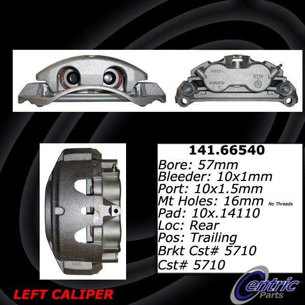 2011-2019 GMC Sierra 3500 HD Disc Brake Caliper - Rear Left (Centric)