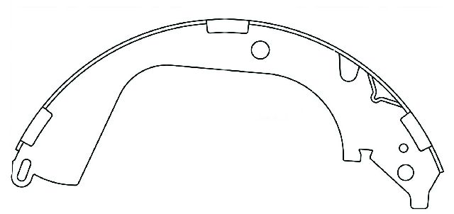 2009-2012 GMC Canyon Drum Brake Shoe - Rear (Centric)