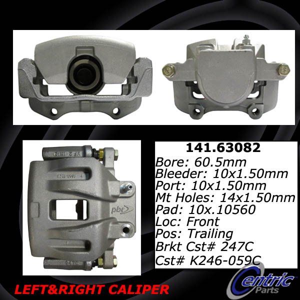 2012-2019 Chrysler 300 Disc Brake Caliper - Front Left or Front Right (Centric)